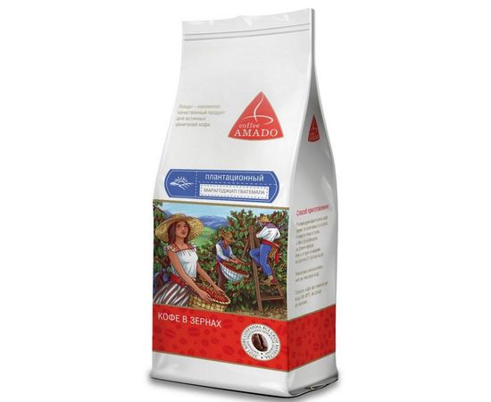 Кофе в зернах Марагоджип Гватемала, 200 г, Amado, фото 1