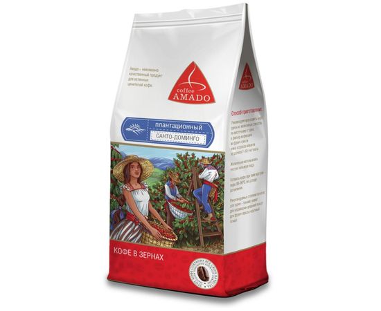 Кофе в зернах Санто-Доминго, 500 г, Amado, фото 1