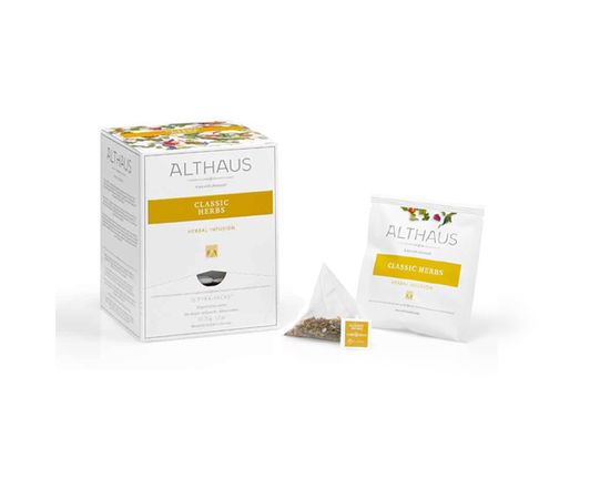 Чай травяной Classic Herbs (Традиционные Травы), 15 пирамидок, Pyra-Pack, Althaus, фото 1