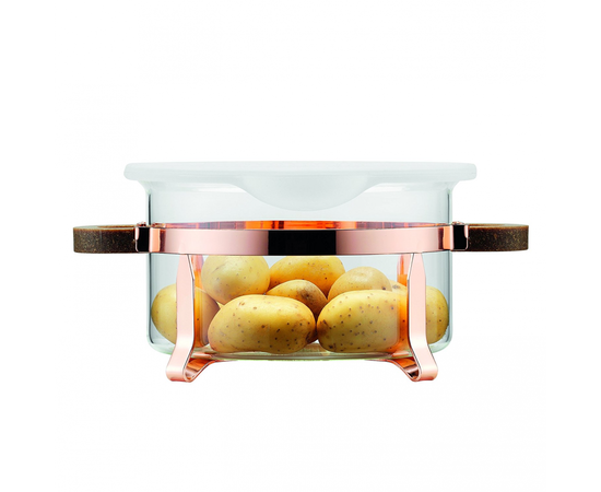 Емкость для хранения Chambord с силиконовой крышкой, 1 л, медь, Bodum, фото 1