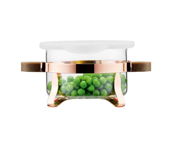 Емкость для хранения Chambord с силиконовой крышкой, 250 мл, медь, Bodum, фото 1