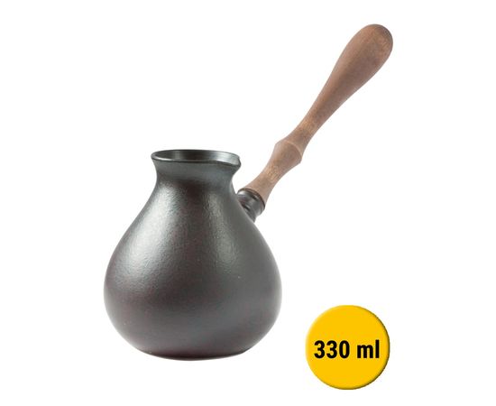 Турка "Амфора" фарфоровая жаропрочная, 330 мл, ручная работа, фото 1