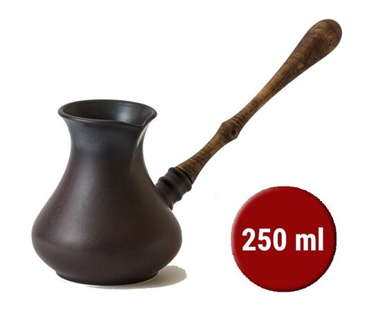 Турка "Кувшин" фарфоровая жаропрочная, 250 мл, ручная работа, фото 1