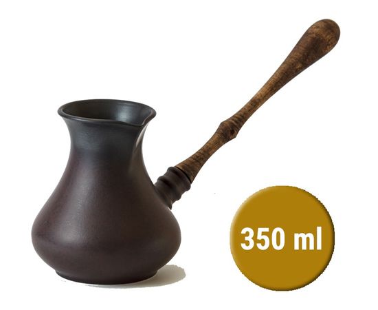 Турка "Кувшин" фарфоровая жаропрочная, 350 мл, ручная работа, фото 1