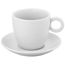 Кофейная пара Cheer, 200 мл, белая, фарфор, фото 1