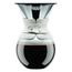 Кофейник с фильтром Pour Over, 1 л, белый, стекло, Bodum, фото 1