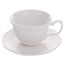 Чайная пара Vivien, 250 мл, белая, фарфор, Walmer, фото 1