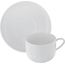 Чайная пара Charlotte, 250 мл, белая, фарфор, Walmer, фото 1