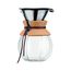 Кофейник с фильтром POUR OVER с двойными стенками, тритан. покрытие, 1 л, пробковый, Bodum, фото 1